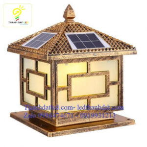 Đèn trụ cổng năng lượng mặt trời 50cm 3 den tru cong nang luong mat troi 2