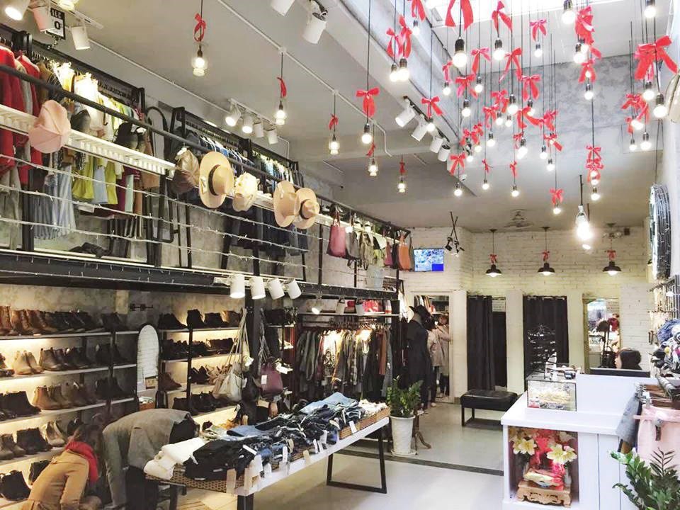may-botique đèn thả shop thời trang