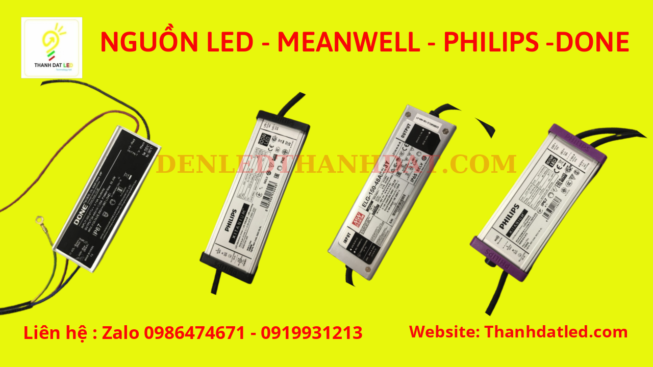 Nguồn đèn đường led lá