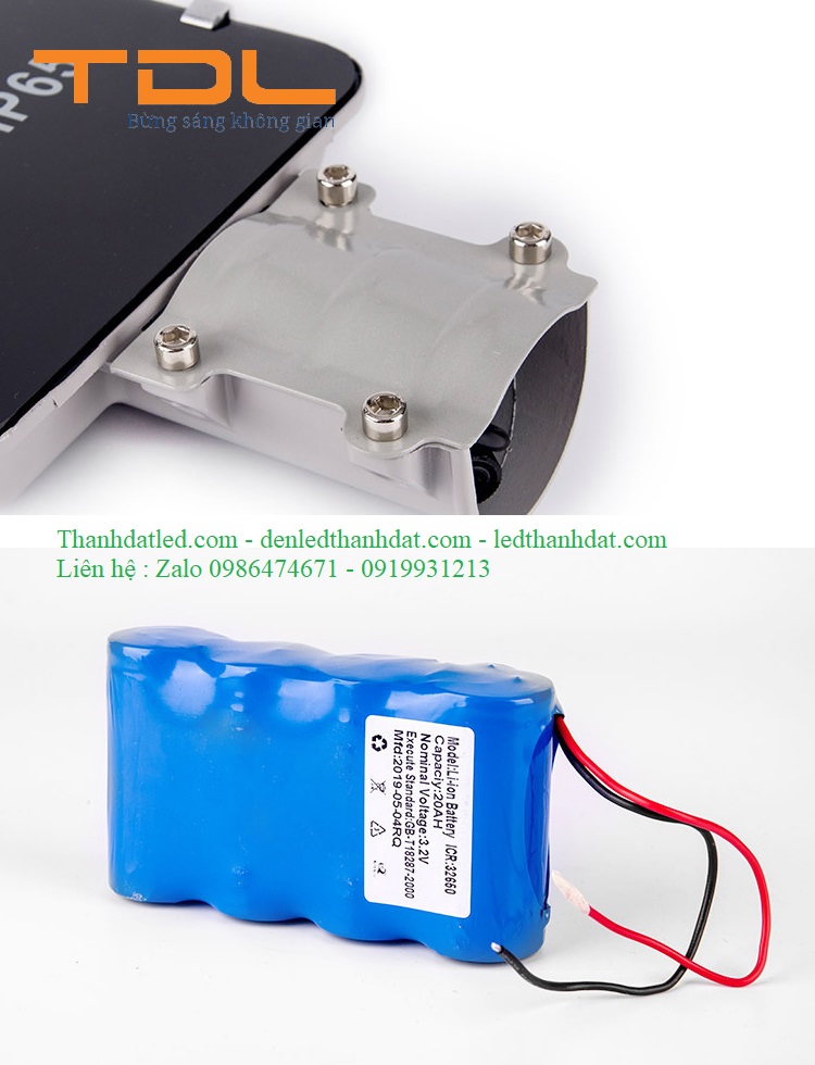 pin lưu trữ đèn năng lượng mặt trời