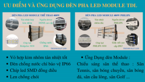 so sanh den pha led 400w 2