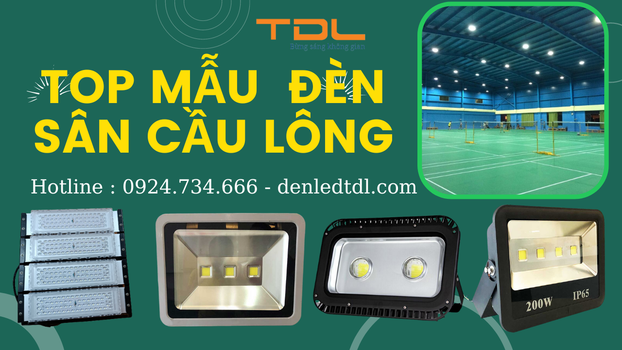 đèn led sân cầu lông Hà Đông Hà Nội