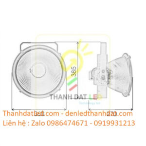 Đèn pha led cẩu tháp 200w 7 den cau cang 200w led