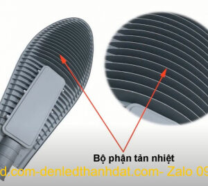 Đèn đường led lá 80w Philips OEM 5 den duong led la oem philips 9