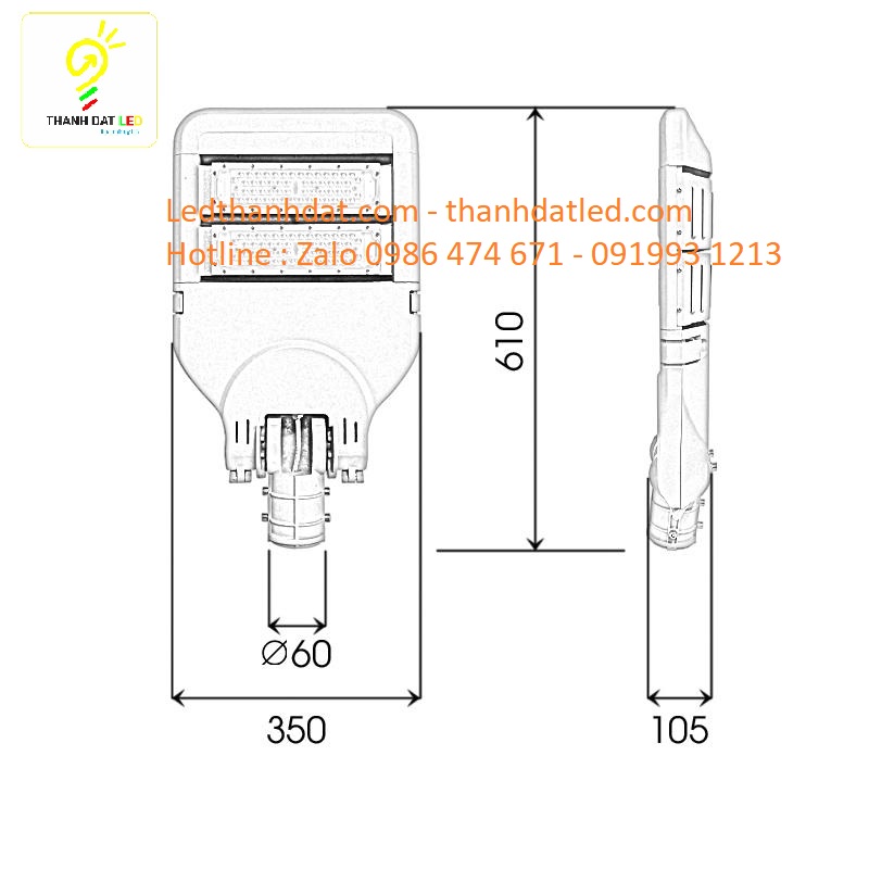 den-duong-led-philips-100w-3 đèn đường philips module 100w OEM