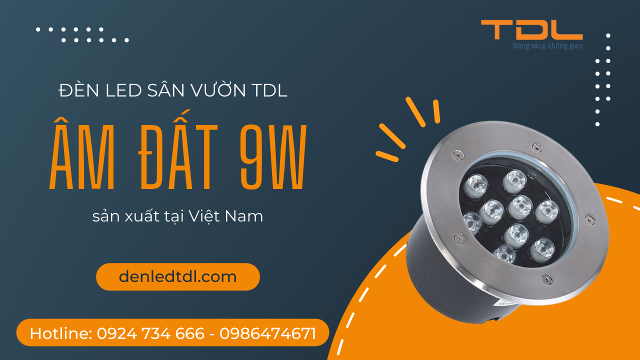 Đèn âm đất 9w TDL Nam Định
