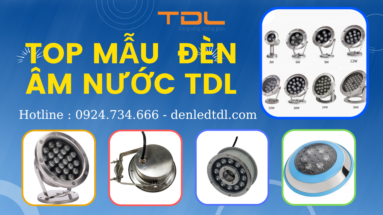 đèn led âm nước TDL Ninh Bình