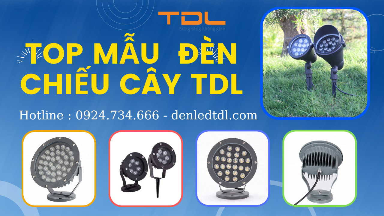 đèn led chiếu cây TDL Ninh Bình