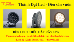 den led hat chieu cay 18w 2