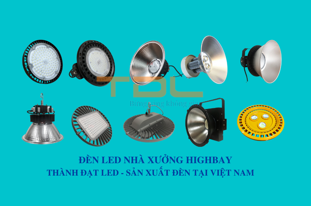 Thành Đạt LED | Đèn pha led ( tennis, sân bóng, đánh cá, cầu lông... ), Đèn đường led, Đèn led nhà xưởng 63 Đèn led nhà xưởng tdl