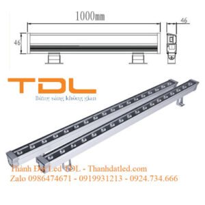 den led thanh hat tuong 36w