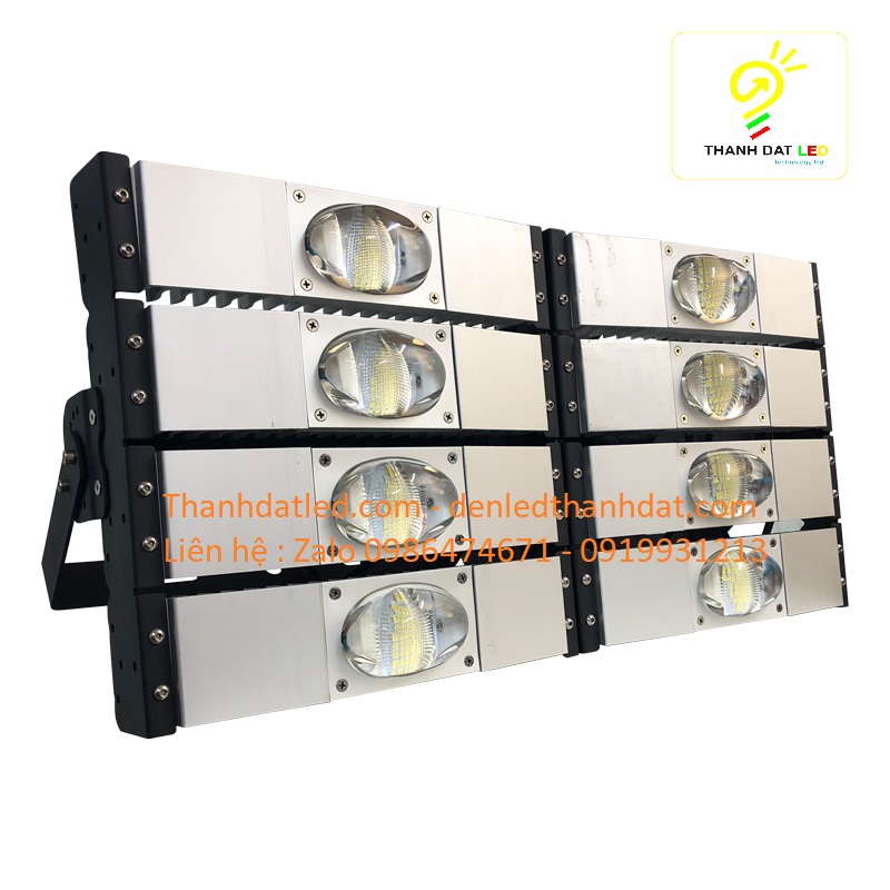 den-pha-led-400w-module-2 đèn pha led 400w module oem philips