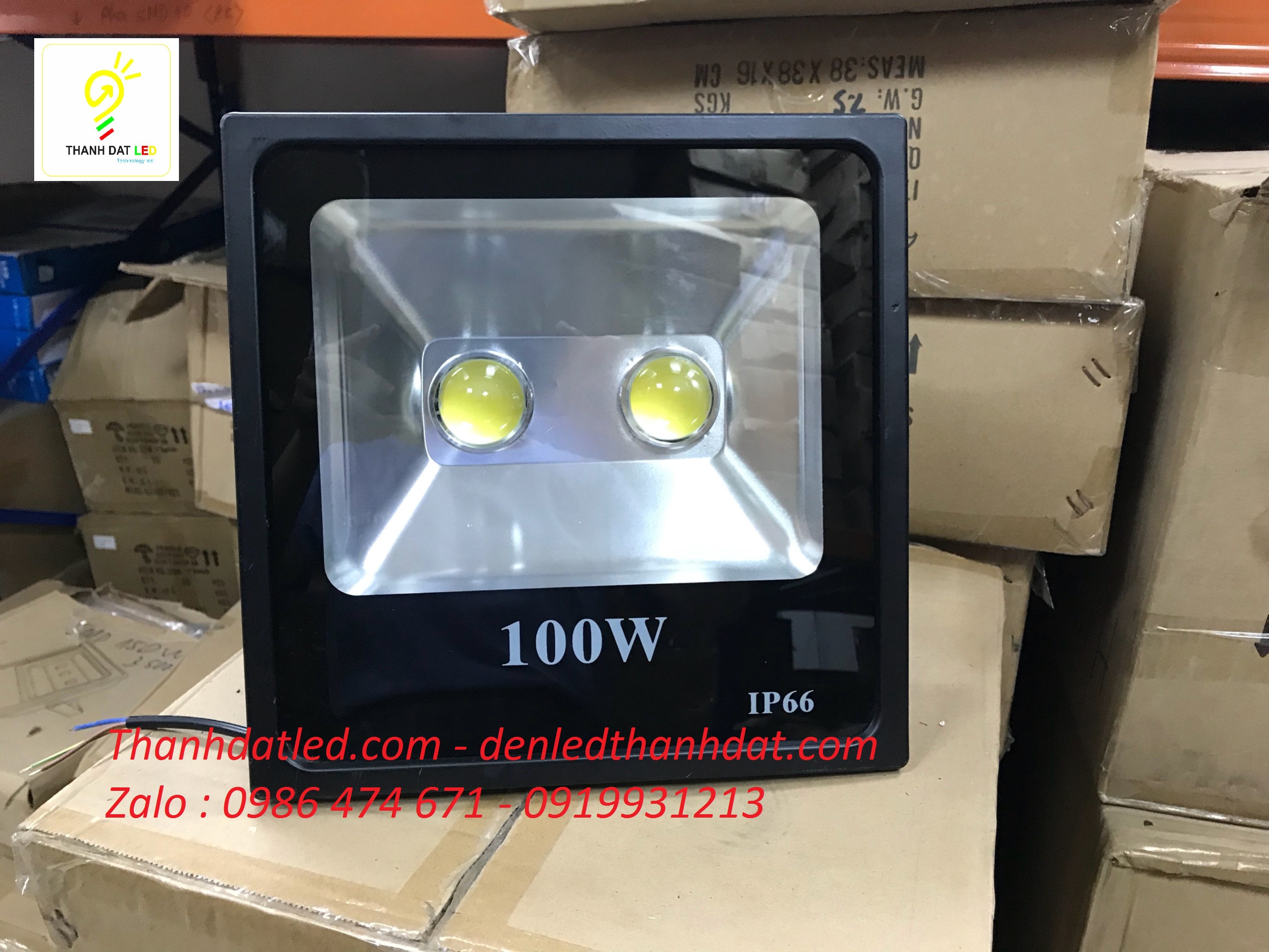 đèn pha led cầu 100w