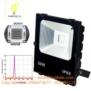 den pha led doi mau 50w trang tri 2