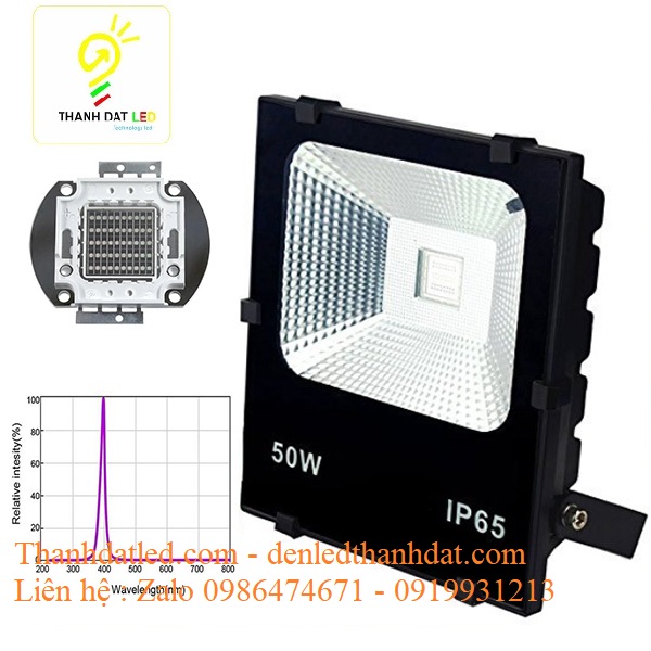 đèn pha led 50w đổi màu
