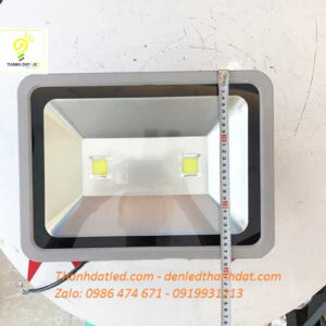 ĐÈN PHA LED 100W XÁM ĐỦ ( Bảo hành 2 năm ) 3 den pha led ngoai troi 100w ghi