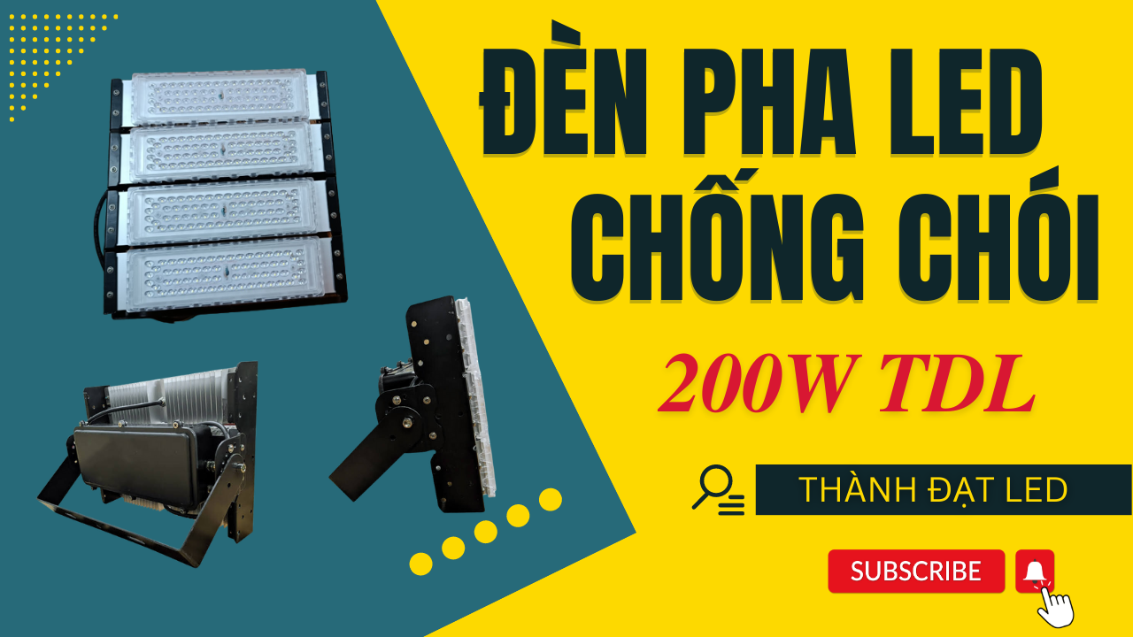 den-pha-led-the-thao-200w Đèn pha led module 200w thể thao