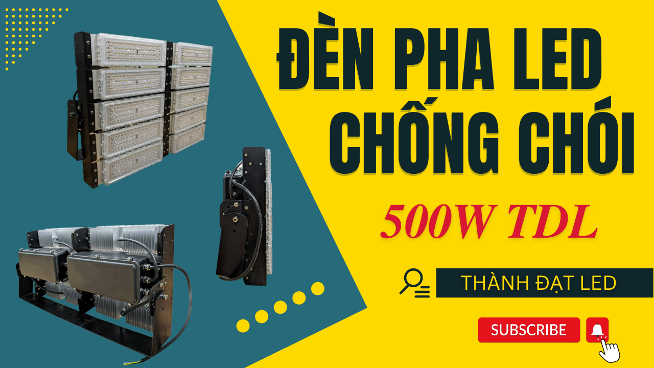 Đèn led sân tennis | đèn sân tennis 3 đèn led chiếu sáng sân tennis 500w