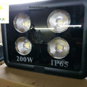 ĐÈN PHA LED 200W ( đèn sân bóng ) ( bảo hành 2 năm ) 2 pha led 200w