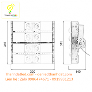 pha led 200w module