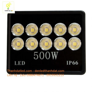 Đèn pha led 500w ip66 rọi xa 2 pha led 500w