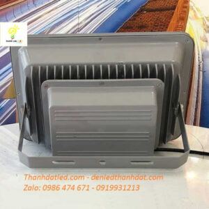 ĐÈN PHA LED 100W XÁM ĐỦ ( Bảo hành 2 năm ) 6 pha led ngoai troi 100w pha roi xam