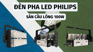 đèn pha module sân cầu lông 100w