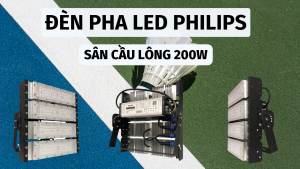 đèn pha module sân cầu lông 200w