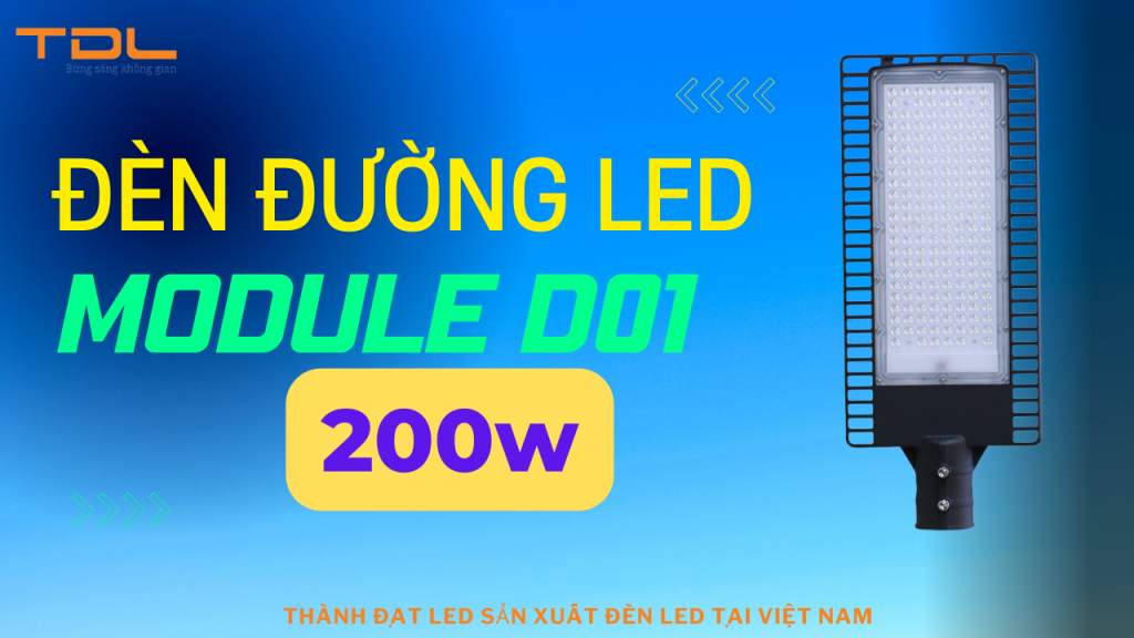 Đèn đường LED 200w D01