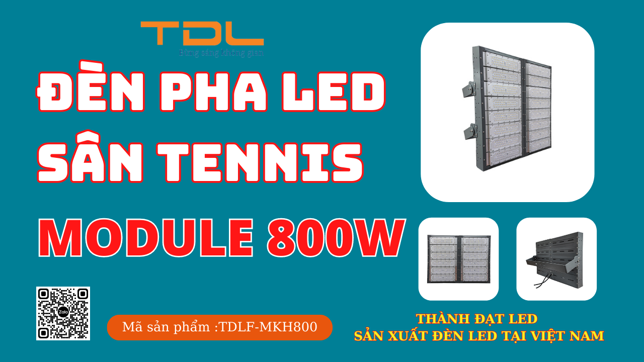 Đèn Led Dùng Cho Sân Tennis 200w 250w 300w 400w 500w (TDLF-MKH) Thành Đạt Led