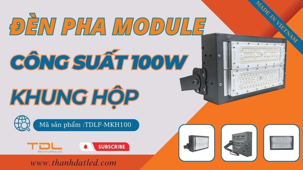 Đèn pha led module 100w