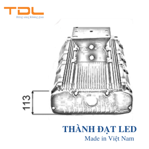 Đèn Pha LED Hầm Lò 400w (TDLF-HL400)