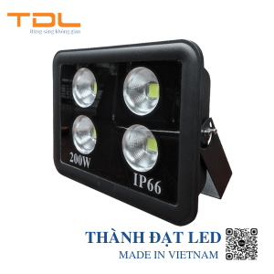 Đèn Pha LED 200w Cốc Rọi Xa (TDFR-C5200) 1 đèn pha led ngoài trời 200w TDFR-C5200