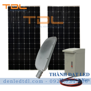 Đèn Đường Năng Lượng Mặt Trời 80w D10 Dự Án (TDL-DNLD1080) 