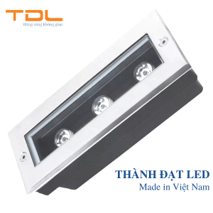 đèn led âm đất chữ nhật 3w