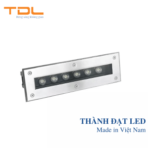 Đèn LED Âm Đất 6w Thanh Chữ Nhật (TDLAD-CN6) 1 đèn led âm đất chữ nhật 6w