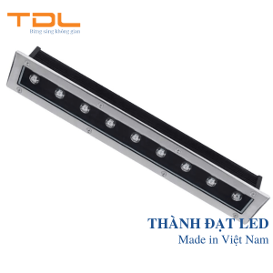 Đèn LED Âm Đất 3w 6w 9w 12w 18w 24w Thanh Chữ Nhật (TDLAD-CN) 3 đèn led âm đất chữ nhật 9w