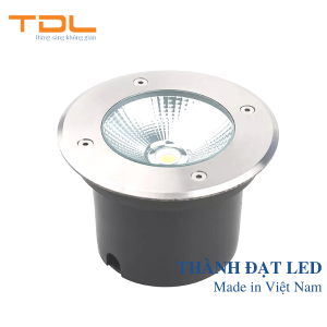 Đèn LED Âm Đất 5w COB (TDLAD-T5) 1 Đèn âm đất COB 5w