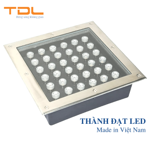 đèn led âm đất vuông 36w