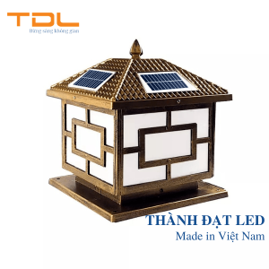 Đèn Năng Lượng Mặt Trời Trụ Cổng 25cm (TDL-TCNL25) 2 đèn LED năng lượng mặt trời trụ cổng 25 cm