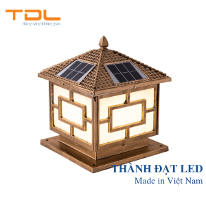 Đèn Năng Lượng Mặt Trời Trụ Cổng 30cm (TDL-TCNL30) 1 đèn LED năng lượng mặt trời trụ cổng 30 cm