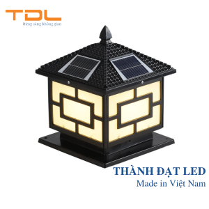 Đèn Năng Lượng Mặt Trời Trụ Cổng 30cm (TDL-TCNL30) 2 đèn LED năng lượng mặt trời trụ cổng 30 cm