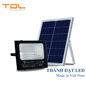 đèn pha LED năng lượng mặt trời 100w