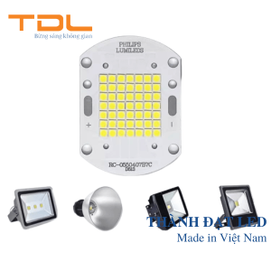 Chip LED COB 50W – Công Suất Lớn, Ánh Sáng Đồng Đều 4 Chip LED COB Philips Inside 50w (CHIP-PLC050-42V)