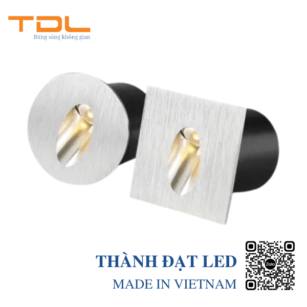 Đèn LED Âm Cầu Thang 3w Nhôm Vuông (TDL-ACTMNV)
