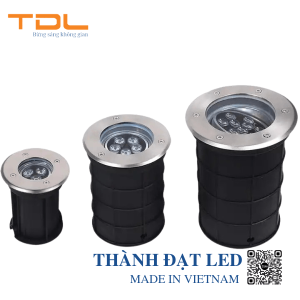 Đèn LED Âm Đất 6w 9w 12w 18w 24w Chỉnh Hướng SMD (TDLAD-RH) 1 Đèn âm đất chỉnh hướng smd 24w