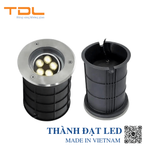 Đèn LED Âm Đất 6w Chỉnh Hướng SMD (TDLAD-RH6) 2 Đèn âm đất chỉnh hướng smd 6w