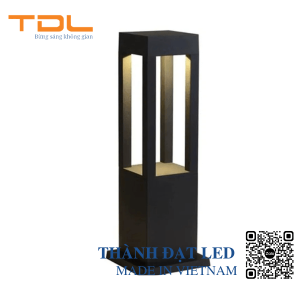 Đèn LED Nấm Vuông Đế 7w 400mm (TDLN-V40) 1 đèn led nấm 4 thanh 400m