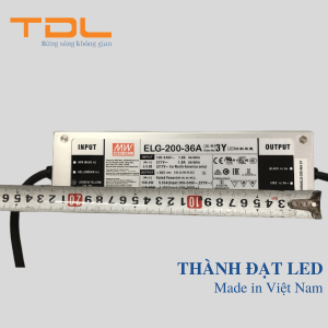 Nguồn Meanwell Đèn LED 200w (DPL-ELG-200-36A-3Y) 1 Nguồn Meanwell đèn LED 200w 36A