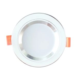 Đèn âm trần đế đúc viền bạc 7W - Thành Đạt Led